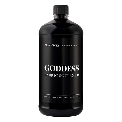 Mavwicks Fragrances - Luxury Scented Liquid Fabric Softener (Goddess) 32 Oz – Crafted with Clean Ingredients – Reduces Static, and Softens Clothes – Safe for All Fabrics and Skin