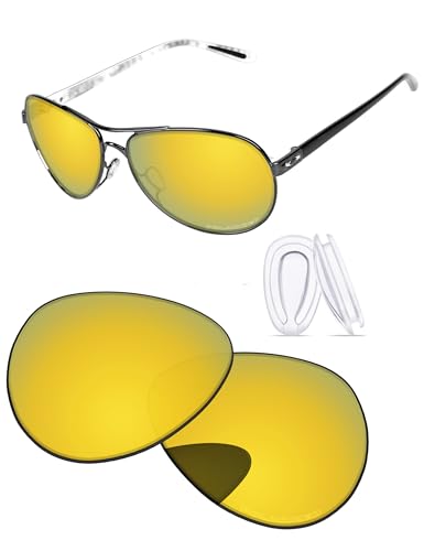 Image of Replacement Lenses & Nosepads for Oakley Feedback OO4079 59mm Sunglass - Precision Fit, UV Block & Impact Resistant