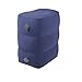 WXYNT Oreiller Gonflable De Repos De Pied,Pied De Hauteur Réglable,Pliage Portable Ottoman,Oreiller De Voyage d'avion pour Le Bureau,Accueil Et Tout Voyage-Bleu. 40x30x44cm(16x12x17inch)