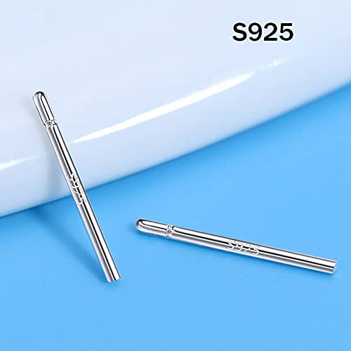 BG&WLing Front Back Earrings Crystal Ball Earring Studs Sparkly Double Ball Sterling Silver Post Stud Earrings Hypoallergenic Dainty Jewelry for Women4