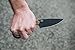 Tops Knives Cut 4.0 Full Tang Fixed Blade-Black Traction Coating Blade Finish-Black Kydex Sheath w/Beta Loop (Tan Canvas Micarta Handle)