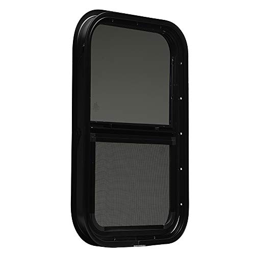 ToughGrade Vertical Sliding Black RV Window 15