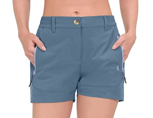 Little Donkey Andy Women's Lightweight Stretch Quick Dry Shorts For Camp Hiking Golf Blue Horizon S #TOP8