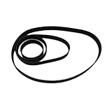 LIUCH 2GT Zahnriemen Länge Umfang 100mm - 550mm Breite 10mm Gummi Geschlossene Teilung 2mm for 3D Drucker(240MM)