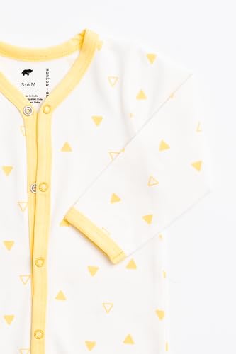 Image of monica + andy On the Go Baby One Piece, 100% Organic Baby Clothes for Girls & Boys, Sizes For Preemie, Newborn, & Infant