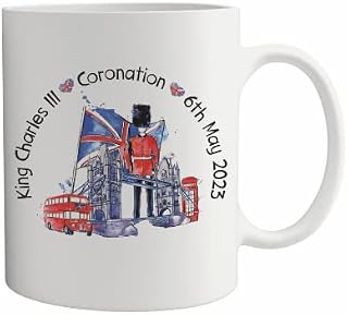 Hm King Charles Iii Coronation Mug | 6th May 2023 | God Save the King | Commemorative Cup Celebration Gift for Her Him Royal Family Keepsake (11 oz)