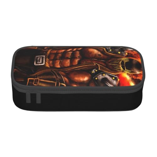 北斗の拳(8) 筆箱 ペンケース 文具ケース 大容量 多機能 洗面用具バッグ 文具収納 軽量 大人 子供用 贈り物