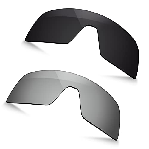 Verres polarisés Oakley Sutro OO9406 de rechange noir et argent pour cyclisme urbain