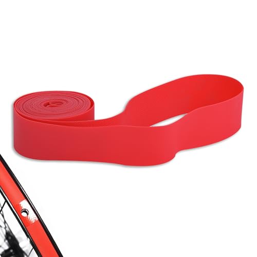 equlup Bicycle Tyre Liner, 4Sizes 2PCS/Set PVC Bicycle Inner Tube Tyre Protection Pad Liner Bike Tire Protector Rim Tape for Mountain Road Bike(24In)
