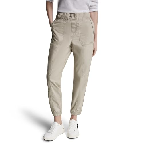 Image of DKNY Women's High Rise Bungee Waist Seamed Jogger with Pockets