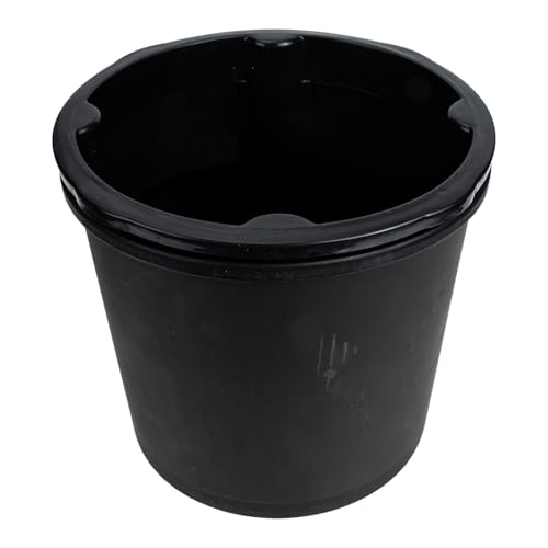 CIYODO Set Secchio Doppio per Coltivazione Patate e Arachidi in PP Resistente Contenitore Nero Ø29X265 CM Vaso Multiuso per Orto Domestico e Giardinaggio