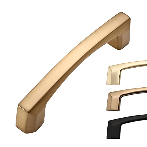 Image of 10 Pack 3 Inch Champagne Bronze Cabinet Pulls - Kitchen Cabinet Handles and Drawer Pulls