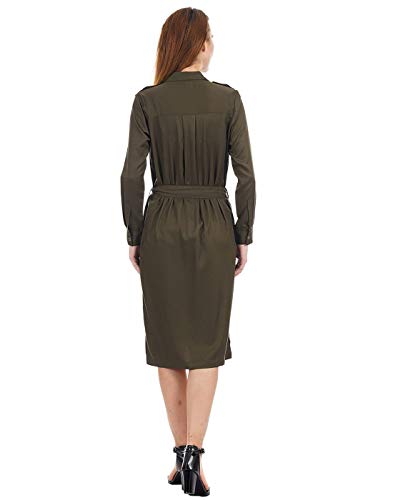 Image of Pepe Jeans Green Women Dresses