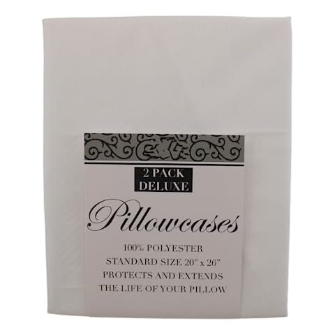 Dependable Industries White Pillowcases Set Cover