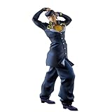 Zhongkaihua Figuras de anime JJBA Higashikata Josuke Figura de 23 cm Modelo de pie PVC hecho a mano Estatua Personajes JJBA Figura de acción Colección Adornos Regalos