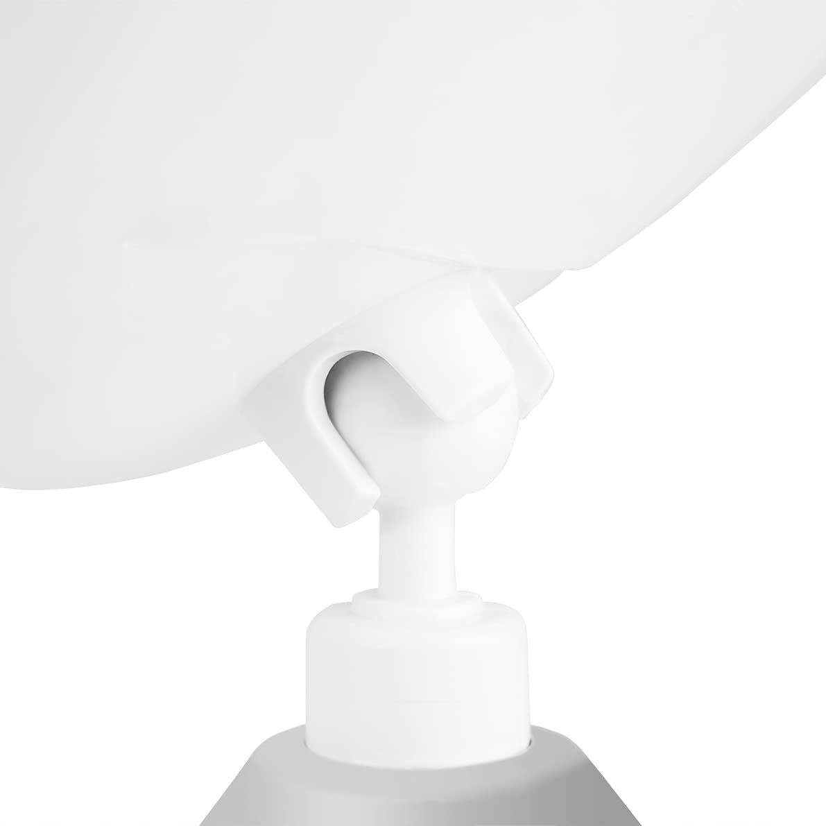 Orbegozo ESP 1010 - Espejo cosmético con luz LED, orientable 360 Grados, Aumento 10x, Ventosa Ajustable, Vidrio óptico, Funciona a Pilas, Gris, Blanco