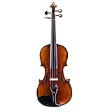 CUIDADOSA ELECCIÓN DE LA MATERIA PRIMA: La madera de cada parte del violín es bien elegida por el luthier. El cuerpo de madera maciza hace que el violín produzca una buena resonancia y sonido, absorba ruidos y fortalezca la armonía. Al utilizar materiales de madera de alta calidad combinados con un diseño ingenioso del cuerpo, nuestro objetivo es proporcionar un violín excelente para que lo toques.