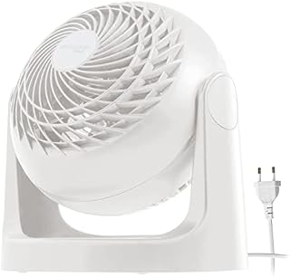 Woozoo, Cichy, wydajny i przenośny wentylator biurkowy, 13 m², zasięg 12 m, pochylenie 360° w pionie, biurkowy - Woozoo PCF-HE15 - Biały