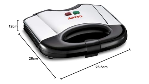 Sanduicheira Compacta Grill Arno Sanduicheira Arno Sacs Preto/inox 220v