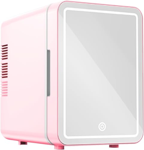 冷蔵庫 6L 小型 室内車載両用【保冷・保温】ポータブル ミニ冷蔵庫 超軽量 省エネ AC・DC給電コード付属 (ピンク) [並行輸入品]