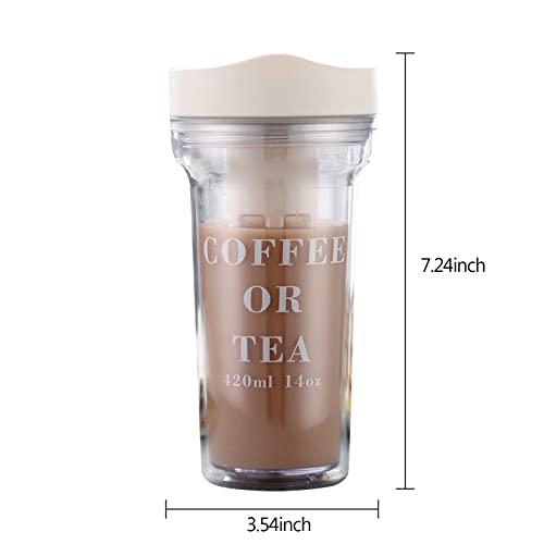 Cold Brew Cup Portátil Cold Brew Coffee Maker Cold Brew Coffee Tea Garrafa hermética Copo de café ge