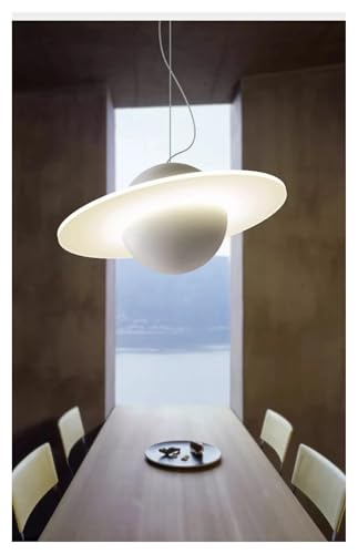 Plafonnier décoration de salon style planète avec design minimaliste