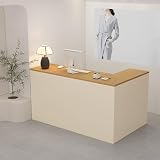Scrivania con ripiani aperti per saloni, boutique e caffetterie, 220 cm, sinistra Slish & Functal Fur Solut