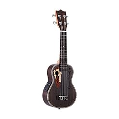 Ukulele Ukulele Spruce 21″ Ukulele15 Fret 4 Strings Guitar Mini with Built-in EQ Pickup Stringed Musical Instrument Guitar (Color : Brown Size : 21 inches) (Chocolate 21 inches) - Les Beatles, Paul McCartney, John Lennon, RIngo Starr, George Harrison