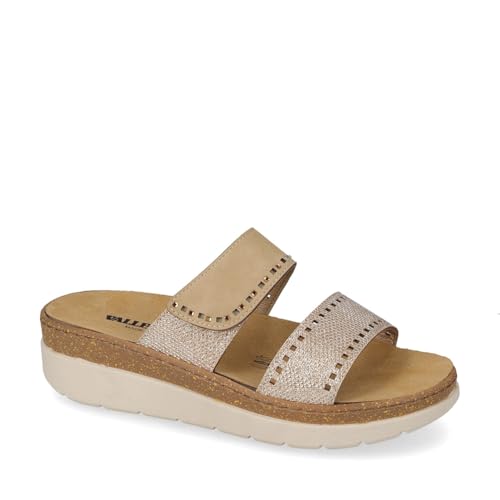 Sandales femme Valleverde 55620 en cuir glacé pour l'été