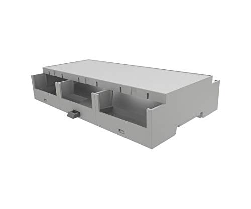 Boîtier pour rail DIN ITAL finition grise haute résistance ABS et PC