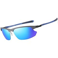 Gunmetal Frame Revo Blue Lens