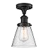 Innovations 517-1CH-OB-G64-LED 1 Light Vintage Dimmable LED Semi-Flush Mount, Oil Rubbed Bronze