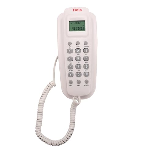 Image of Hola TF 620 Slim Corded Telephone, White