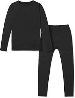 TSLA Kids Thermal Underwear Set for Boys and Girls, Soft Fleece Lined Winter Underwear, Top and Bottoms