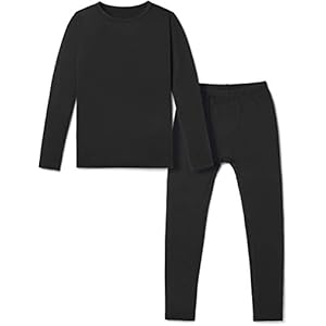 TSLA Kid’s & Boy’s and Girl’s Thermal Underwear Set, Soft Fleece Lined Long Johns, Winter Base Layer Top & Bottom