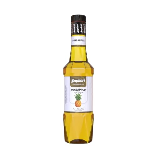 Kokteyl Şurubu Kahve Şurubu 700 ML Aroma; Tatlandırıcı şurup, Gazlı içecekler ve Çaylar için Aroma verici (Ananas)
