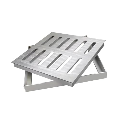 Rejilla cuadrada de acero inoxidable 304, la tapa de drenaje ideal para su terraza