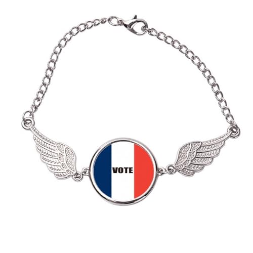 Bracelet drapeau de la France pour célébrer les élections générales