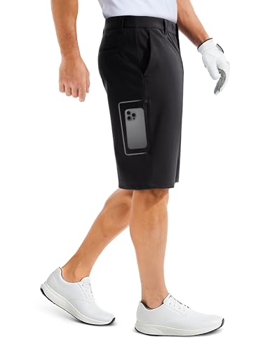 MAGCOMSEN Men's Golf Shorts with 6 Pockets 11 inch Inseam Quick Dry Stretch Casual Work Dress Hiking Shorts for Men2