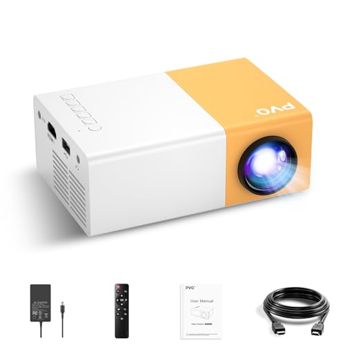 Mini projector for kids: PVO Portable LED Movie Projector