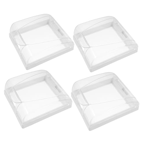 SEWACC Bathroom Socket Cover Adhesive Waterproof Switch Guard Plug Covers Light Switch Protector Easy to Install