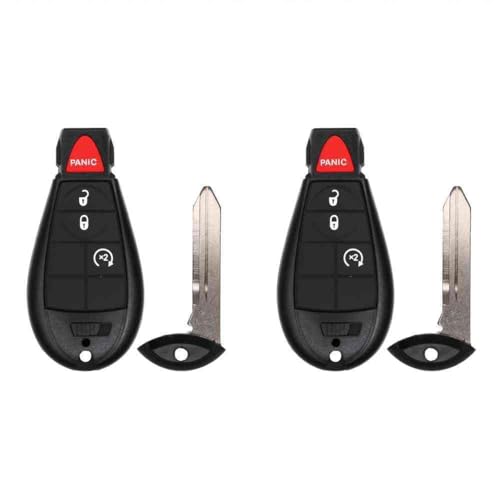 Key Fob LTT Replacement for Smart Proxy System 2018 FCC GQ4-53T GQ453T Part Number 68508721 68508721AA Pack of 2