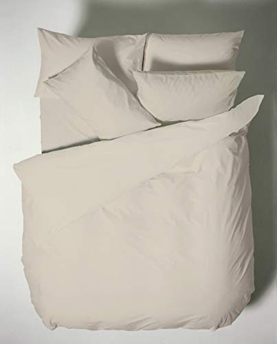 Parure de lit 180 cm en coton anti-transpiration Bianca Plain Dyed Percale - 2
