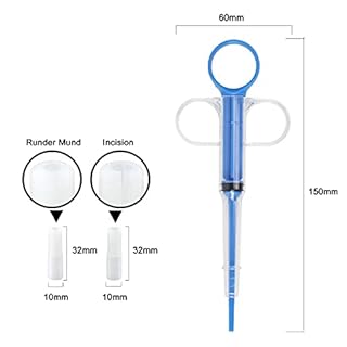 3 Pieces Tablet Feeder, Medicine Feeder pet Pusher Syringe Pill Dispenser, Suitable for Cats and Small Dogs