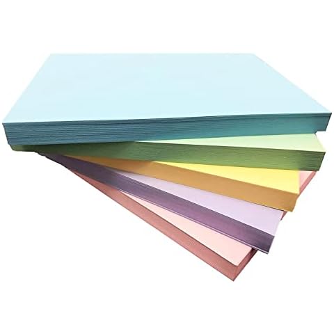 Blank Flash Index Revision Cards, 250 Pack, A7 105 x 74 mm Assorted Pastel Colours, Perfect Study Learning Tool 160gsm Paper Cover