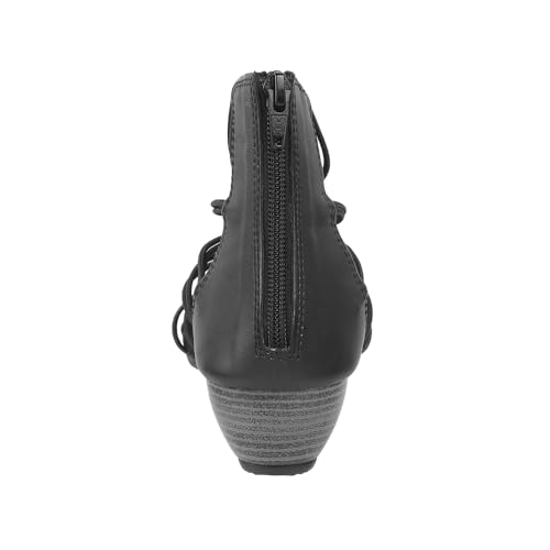Image of Mochi Women Synthetic Leather Gladiator