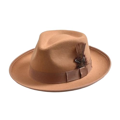 Chapeau Fedora en feutre fait main : revivez la légende du style vintage masculin authentique