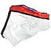 Anotherboxer Unisex Muay Thai Boxing Shorts, Breathable for MMA Kickboxing Fighting Shorts with Elastic Waist, Polyester Training Shorts for Men and Women, Black（White）（M）