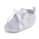 ShoKids Baby Boy's Baptism Shoes White Christening Shoes Soft Sole Prewalker Slippers for Infant Boy...