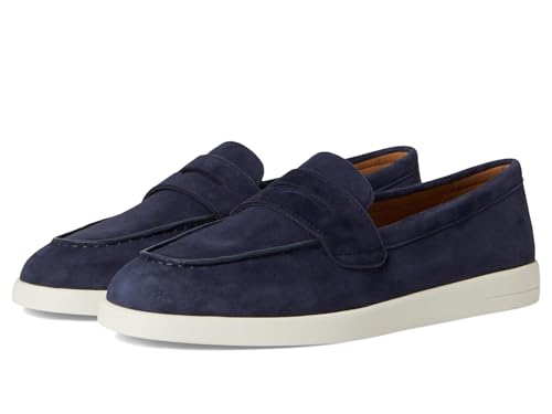 Sperry Wedge Cupsole Penny Ladies - Loafers for Women - Leather Upper - Leather and Textile Lining Navy 8 M (B)